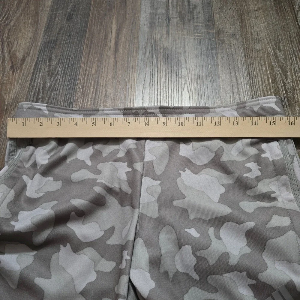 Adidas Aeroready Camo Men XL Tapered Zip Pickets Grey White Camouflage Jogger